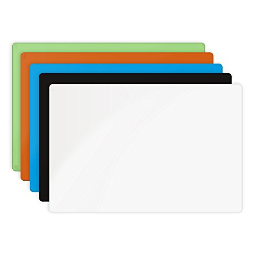 Frameless 48 x 72 Inch Black Glass Magnetic Dry-Erase Board Eased Corners Floating Whiteboard by Fab Glass and Mirror