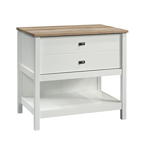 Sauder Cottage Road Lateral File Cabinet, Soft White Finish, 32.44" x 21.81" x 29.76