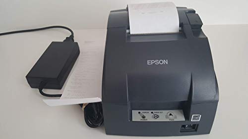 Epson C31C514767 Epson, TM-U220B, Dot Matrix Receipt Printer, Ethernet (E04), Epson Dark Gray, Auto Cutter, Power Supply Included Replaces C31C514667 (Renewed)
