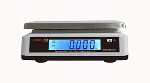 VisionTechShop Digital Bench and Counter Scale, 30lb Capacity, NTEP Legal for Trade
