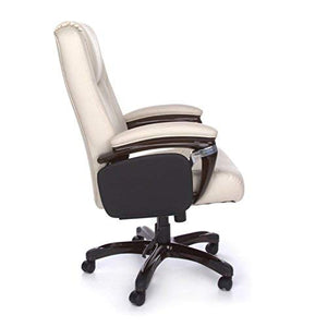 OFM Tablet Manager Polyurethane Chair, Cream