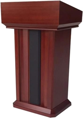 REPALY Wood Podium Lectern Stand - Portable Floor Lectern for Teachers & Speakers