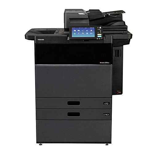 Toshiba E-Studio 6506AC A3 Color Laser Multifunction Copier - 65ppm, Copy, Print, Scan, Auto Duplex, Network, Duplex Single Pass Feeder, 4GB Memory, 320 GB HDD, 1.75 GHz Dual Core, 2 Trays, Stand