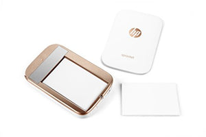 HP Sprocket Portable Photo Printer, X7N07A, Print Social Media Photos on 2x3 Sticky-Backed Paper - White