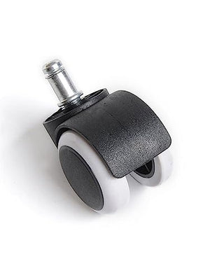 LCARY Office Chair Caster 5 Pcs/Lot 10mm/11mm 2 Inch Universal Wheel Silent - Matte Black