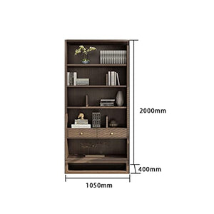LCARS Retro Bookcase Combination Cabinet Locker - Indoor Office Storage Organizer (Color : B)