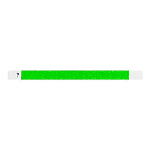 WristCo 3/4" Tyvek Wristbands | Lightweight | Durable | Waterproof | Great for Events and Screening | Neon Red | 40,000 Paper Wristbands