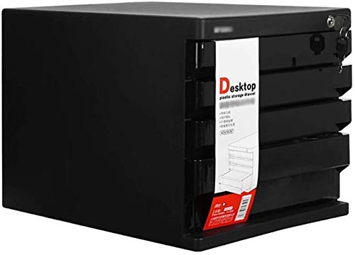 YONGYONGCHONG Small White Label File Cabinet with Various Storage - PP Plastic (26.5X36X25.5CM)