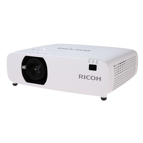 RICOH Compact 3LCD Laser Projector | 5200 Lumens | WUXGA Resolution | 30-300" Screen | 360° Installation | 30k Hours | 16W Speaker