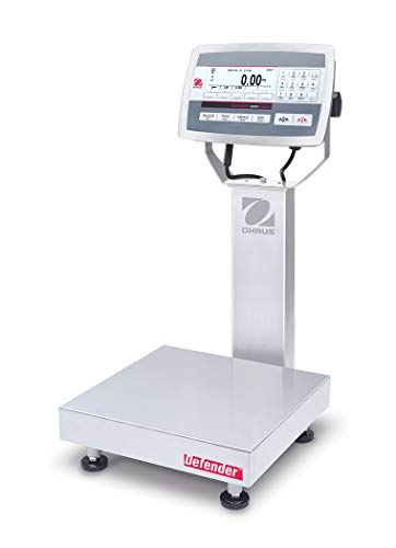 Ohaus D52XW50WQR6 Defender 5000 Washdown Scale, Base Style Square, 100x0.005lb