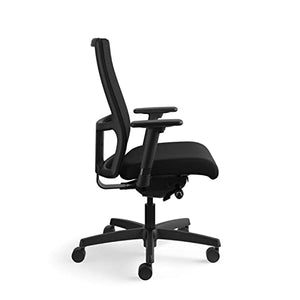 HON Ignition Series Mid-Back Work Chair - Black Mesh Office Desk Chair (HIWM2)