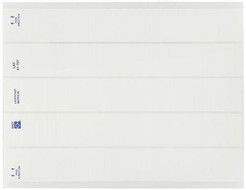Brady LAT-41-707-10 1.5" Width x 0.375" Height, B-707 Rough Surface Polyester, Matte Finish White Lasertab Laser Printable Label (Pack of 10000)