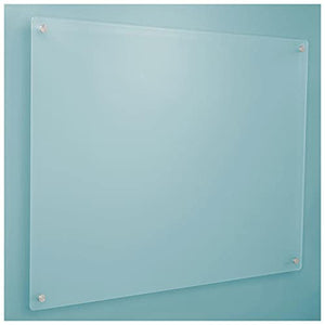 Frosted Glass Dry Erase Board with Markers & Eraser (48" x 36")