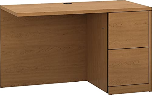 HON 105905RCC 10500 Series L Workstation Return, Full-Height Right Pedestal, 48w x 24d, Harvest
