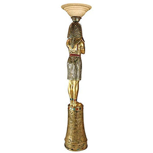 Design Toscano King Tut Sculptural Floor Lamp