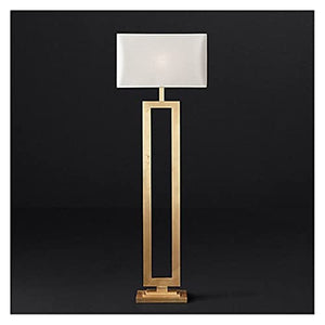 None Three-Dimensional Floor Lamp Retro Living Room Bedroom Study (Lampshade Color: B) (Black)