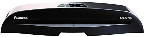 Fellowes Laminator Callisto 125, 12.5 Inch Laminating Machine, with Laminating Pouches Kit (5729101)