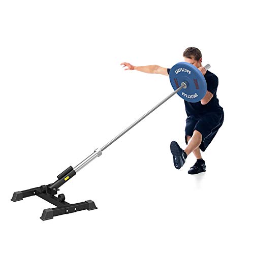 WERTY Home Gym Fitness Equipment, Core Strength Training Barbell T-Bar Row Platform Attachment Landmine Base, Full 360° Swivel & Fits 1" Standard and 2" Olympic Bars
