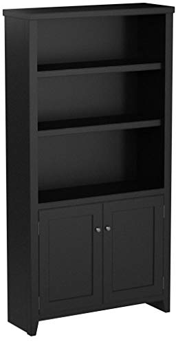 Martin Furniture Tribeca Loft Black Library Bookcase - Fully Assembled