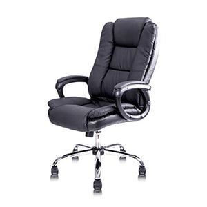 Desk Chairs Ergonomic Swivel Office Computer Chair - Black (Size: 70x70x121cm)