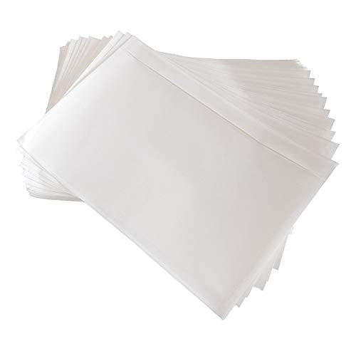 9527 Product 6" x 9" Clear Adhesive Top Loading Packing List Clear Shipping Pouches, Mailing/Shipping Label Envelopes (2000 Pack)