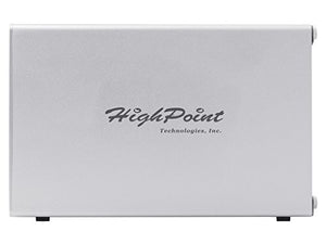 Highpoint RocketStor 6661A-2U2e Thunderbolt 3 to 2X 5Gb/s USB 3.0 Plus 2X 6Gb/s eSATA Adapter