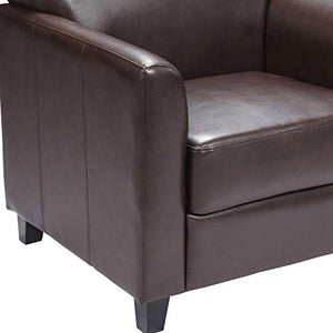 Flash Furniture HERCULES Diplomat Series Brown LeatherSoft Chair
