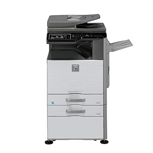Sharp MX-M464N Tabloid-size Black and White Copier, Printer, Scanner Laser MFP - 46ppm, Copy, Print, Network Print, Color Network Scan, E-mail, Auto Duplex, 2 Trays, Cabinet (Certified Refurbished)