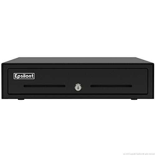 Star Micronics TSP650 Bluetooth Receipt Printer and Epsilont 16" by 16" Cash Drawer 4 Bill 5 Coin Compatible with Square
