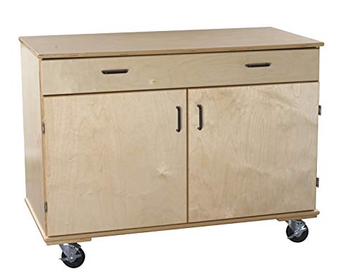 Classroom Select Mobile Cabinet, 1 -Drawer, 1 Adjustable Shelf, 48 x 24 x 36 Inches