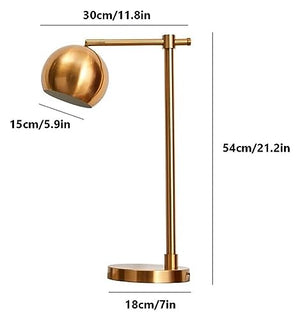 MaGiLL Multifunction Desk Lamp 21.2" H - Modern Table Lamp with Adjustable Metal Shade