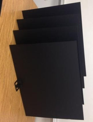 Test Dividers RSB-B Set (Regular Size Boards - Black) 24 Boards and 24 Stands 24" x 18"