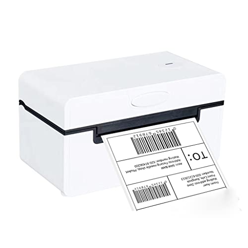 Desktop Thermal Label Printer for 4x6 Shipping Package Label Maker 180mm/s USB BT Thermal Sticker Printer