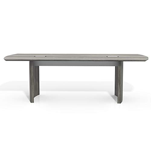 Safco Products MNC8LGS Medina Table, 8', Gray Steel