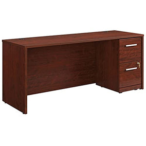 UrbanPro 72" x 24" Shell and 2-Drawers Mobile File Cabinet Classic Cherry