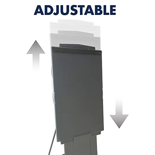 Quartet Easel, Adjusts 39" to 72" High, Collapsible, Portable, Whiteboard, Flipchart Holder, DuraMax Presentation, Gray (200E)