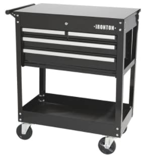 Ironton 4-Drawer Tool Cart - 30in. - 500-Lb. Capacity