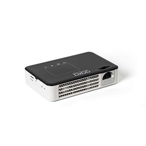 AAXA P300 Neo Smart Android Mini Pico Projector with Battery – Native HD Portable Wireless LED DLP Projector Support 1080p, WiFi Bluetooth HDMI USB Smartphone Mirror, for Business and Home Theater