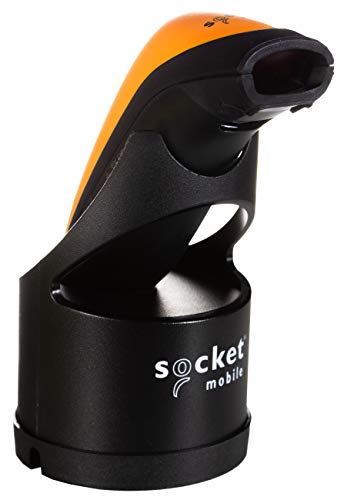 DuraScan D700, 1D Barcode Scanner, Orange & Charging Dock