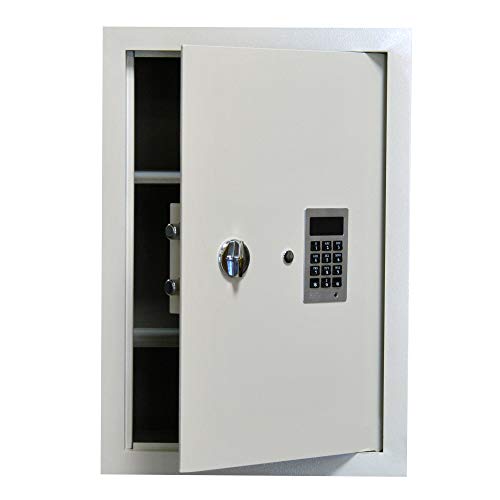 Mamba Vault Fire Resistant Wall Safe 8" Deep with Easy to Program Electronic Digital Lock