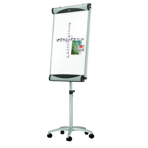 Quartet Easel, Mobile, Magnetic, Whiteboard / Flip Chart, 27 x 41 Inches, Euro Premium (EU2000TE)