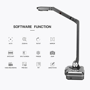 PENCHEN JOYUSING V500 Document Book Camera Scanner Auto Focus USB Plug&Play 8 Mega-pel HD High-Definition A3 Scanning Size - USB VGA Ports - Teachers Online Teaching