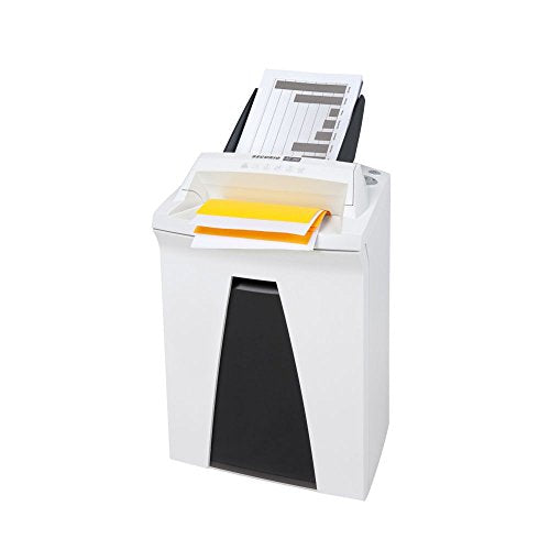 HSM SECURIO AF150 L4 Micro-cut Shredder with automatic paper feed; shreds up to 150 automatically/13 manually; 9 gallon capacity