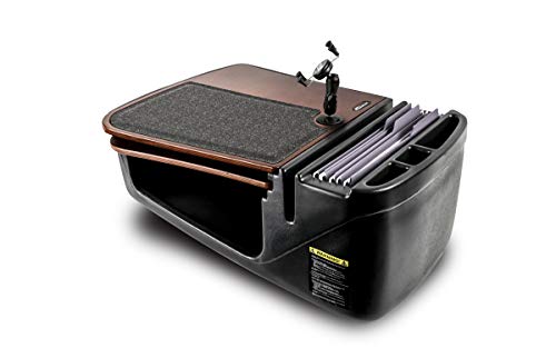 AutoExec AUE10053 GripMaster Car Desk Mahogany Finish with Phone Mount