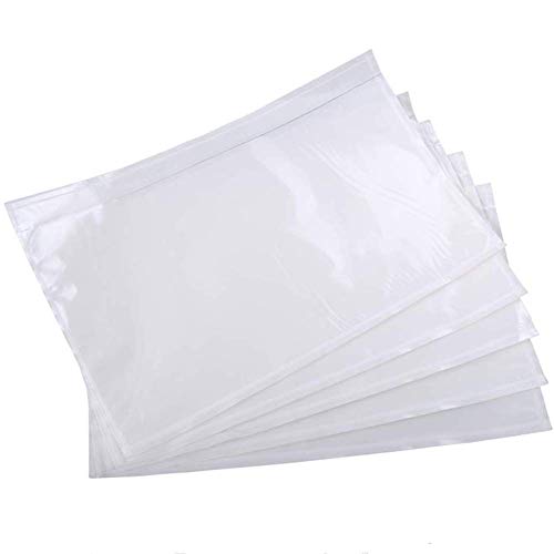 9527 Product 6" x 9" Clear Adhesive Top Loading Packing List Clear Shipping Pouches, Mailing/Shipping Label Envelopes (2000 Pack)