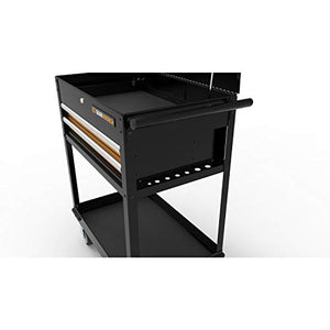 GEARWRENCH 2 Drawer Black & Orange Utility Cart, 32" - 83168