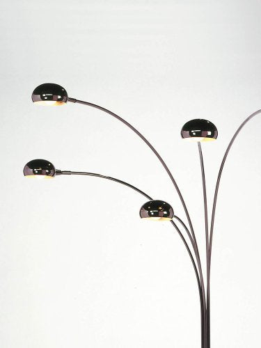NOVA of California 4035 Mushroom Arc Lamp, Black Nickel,