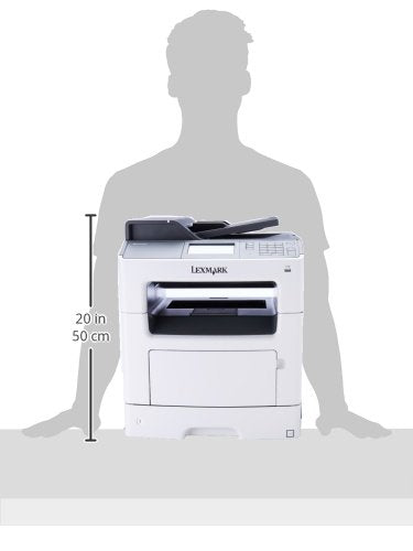 Lexmark MX410de Monochrome All-In One Laser Printer, Scan, Copy, Network Ready, Duplex Printing and Professional Features