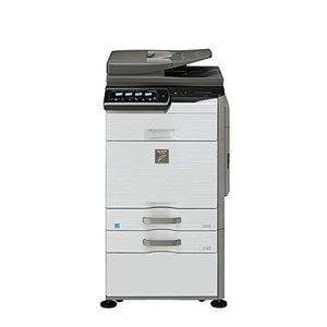 Sharp MX-5140N Tabloid-size Color Laser Multifunction Copier - 51ppm, Copy, Print, Scan, 2 Trays and Cabinet (Renewed)