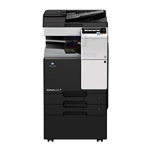 Konica Minolta Bizhub C227 A3 Color Laser Multi-Function Copier - 22ppm, Copy, Print, Scan, Auto Duplex, Network, 1800 x 600 DPI, Mobile Printing Support, 2 Trays, Stand